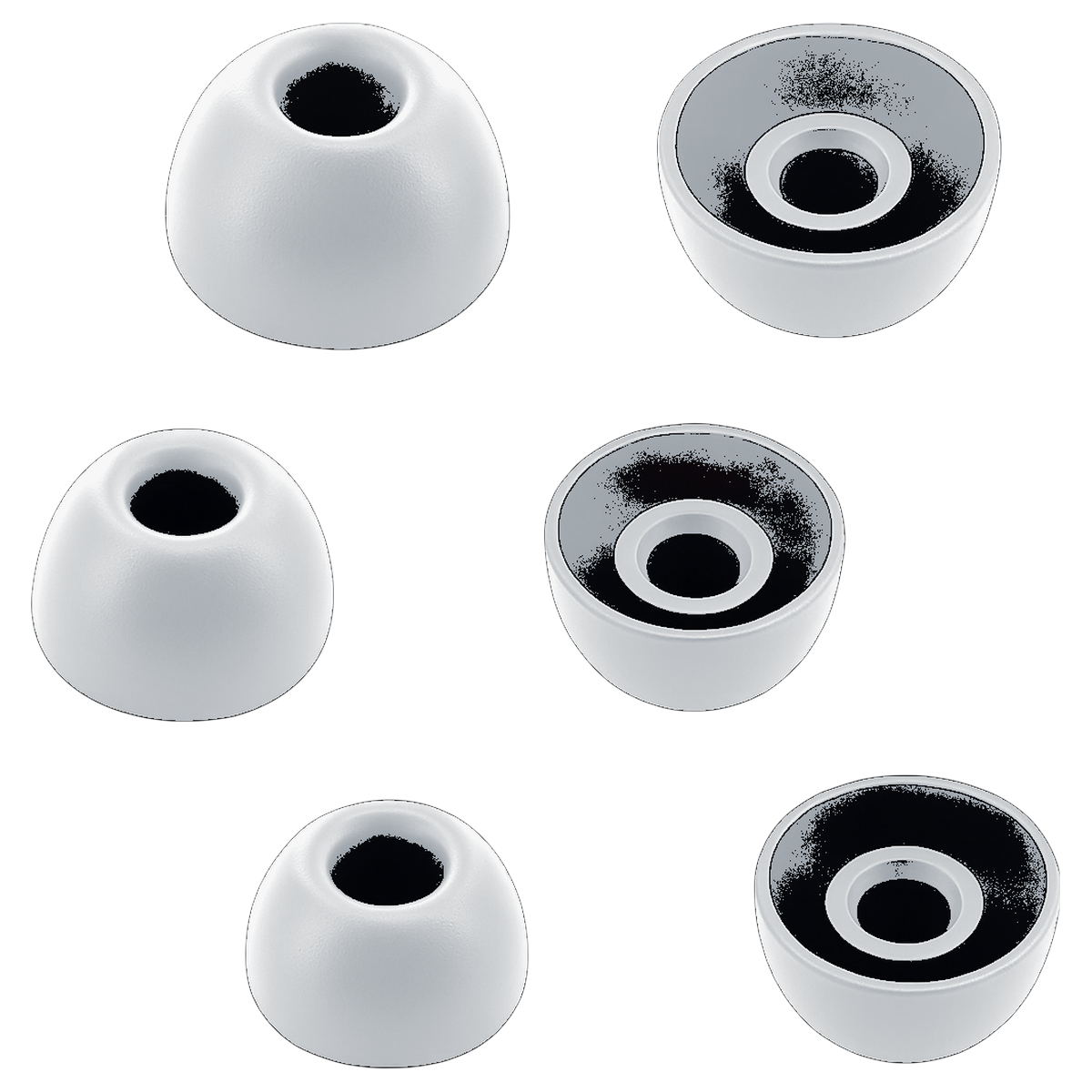 Pixel Buds 2a - Embouts en silicone (lot de 6 : XS, S et L)